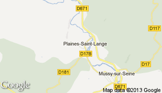 Plan de Plaines-Saint-Lange