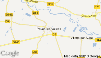 Plan de Pouan-les-Vallées