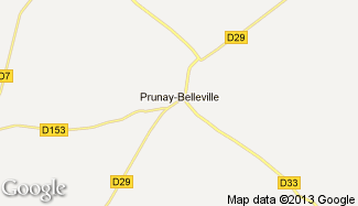 Plan de Prunay-Belleville