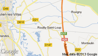 Plan de Rouilly-Saint-Loup