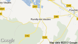 Plan de Rumilly-lès-Vaudes