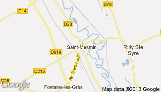 Plan de Saint-Mesmin