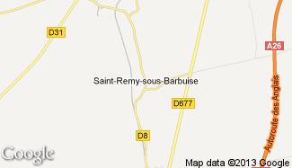 Plan de Saint-Remy-sous-Barbuise