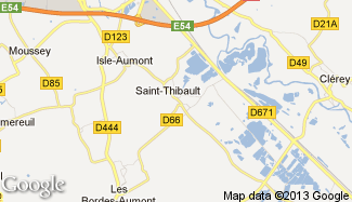 Plan de Saint-Thibault