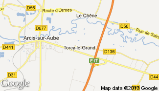 Plan de Torcy-le-Grand