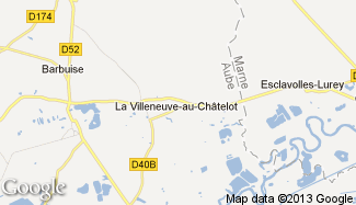 Plan de La Villeneuve-au-Châtelot