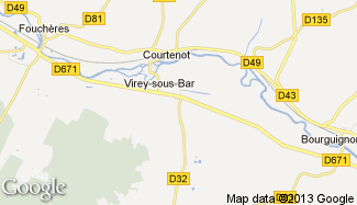 Plan de Virey-sous-Bar