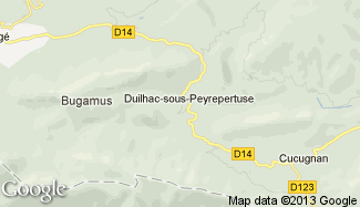 Plan de Duilhac-sous-Peyrepertuse