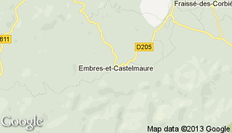 Plan de Embres-et-Castelmaure