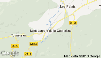 Plan de Saint-Laurent-de-la-Cabrerisse