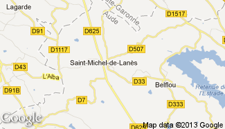 Plan de Saint-Michel-de-Lanès