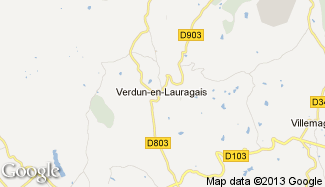 Plan de Verdun-en-Lauragais