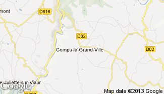 Plan de Comps-la-Grand-Ville