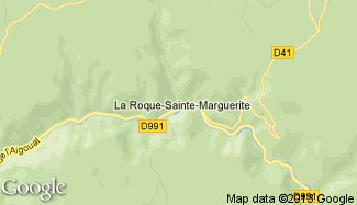 Plan de La Roque-Sainte-Marguerite