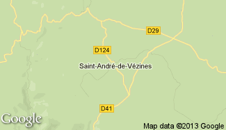 Plan de Saint-André-de-Vézines