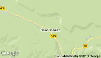 Plan de Saint-Beaulize