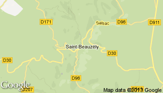 Plan de Saint-Beauzély