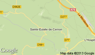 Plan de Sainte-Eulalie-de-Cernon