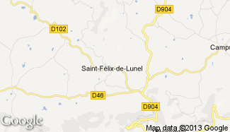 Plan de Saint-Félix-de-Lunel