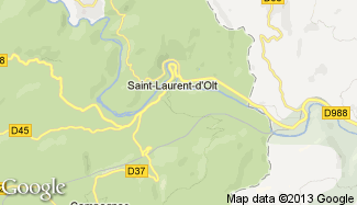 Plan de Saint-Laurent-d'Olt