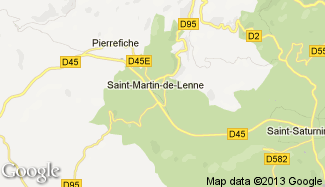 Plan de Saint-Martin-de-Lenne