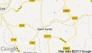 Plan de Saint-Santin