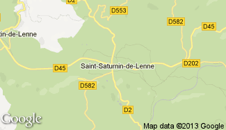 Plan de Saint-Saturnin-de-Lenne