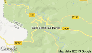 Plan de Saint-Sernin-sur-Rance
