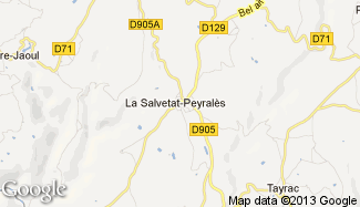 Plan de La Salvetat-Peyralès