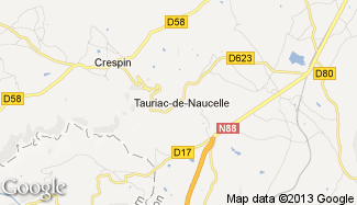 Plan de Tauriac-de-Naucelle