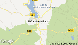 Plan de Villefranche-de-Panat