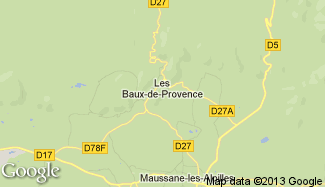 Plan de Les Baux-de-Provence