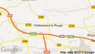 Plan de Châteauneuf-le-Rouge