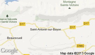 Plan de Saint-Antonin-sur-Bayon
