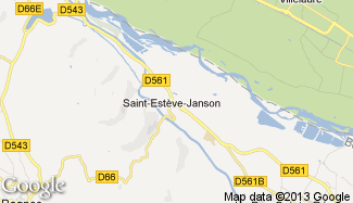 Plan de Saint-Estève-Janson