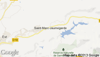 Plan de Saint-Marc-Jaumegarde