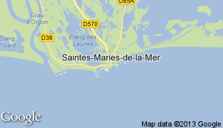 Plan de Saintes-Maries-de-la-Mer
