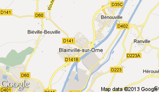 Plan de Blainville-sur-Orne