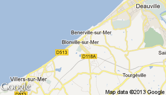 Plan de Blonville-sur-Mer
