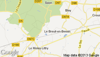 Plan de Le Breuil-en-Bessin