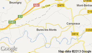 Plan de Bures-les-Monts