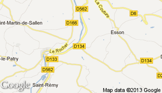 Plan de Caumont-sur-Orne