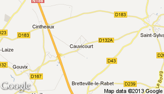 Plan de Cauvicourt