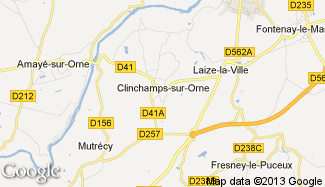 Plan de Clinchamps-sur-Orne
