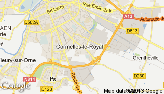 Plan de Cormelles-le-Royal