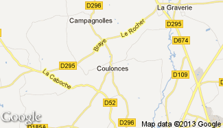Plan de Coulonces