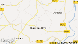 Plan de Curcy-sur-Orne