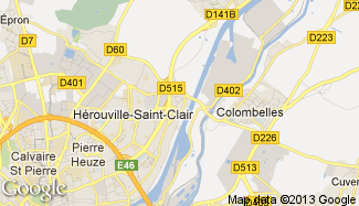 Plan de Hérouville-Saint-Clair