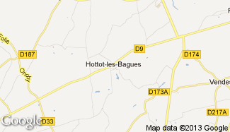 Plan de Hottot-les-Bagues