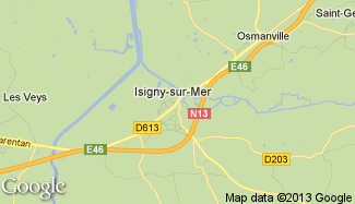 Plan de Isigny-sur-Mer